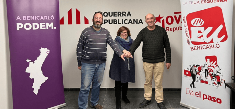 Podem, Esquerra Republicana i Esquerra Unida acorden a Benicarló una candidatura conjunta per a les eleccions