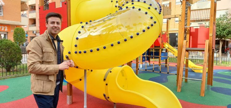 Benicarló acaba la renovació integral del parc de la plaça de l’Emperador Carles I