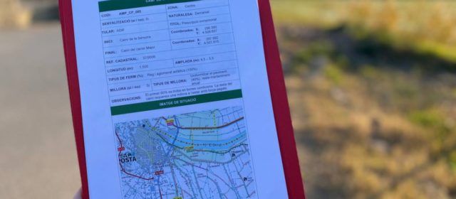 La realització de l’inventari de camins d’Amposta encara la recta final