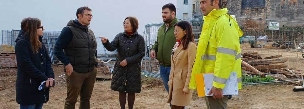 Avancen a bon ritme les obres del nou aparcament de l’entorn del Mercat de Benicarló
