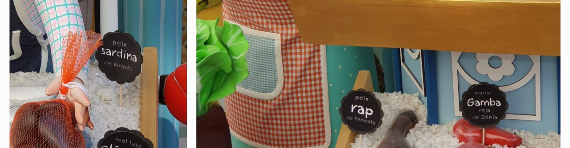 “Peix” de Vinaròs i Peníscola en una falla infantil de València