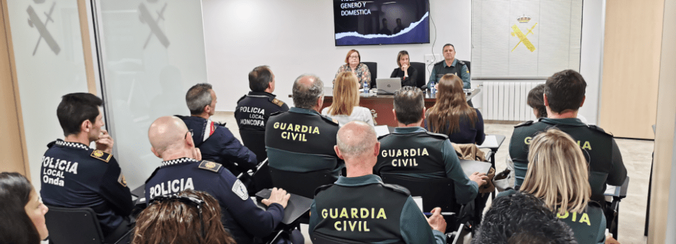 La Subdelegación del Gobierno y la Guardia Civil de Castellón celebran una jornada sobre violencia de género para Policías Locales