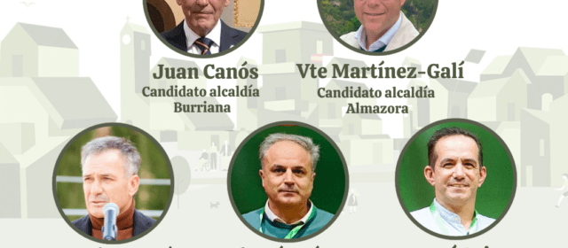 VOX anuncia los candidatos a las alcaldías de Burriana, Almazora, Vall de Uxó, Benicarló y Vinaròs