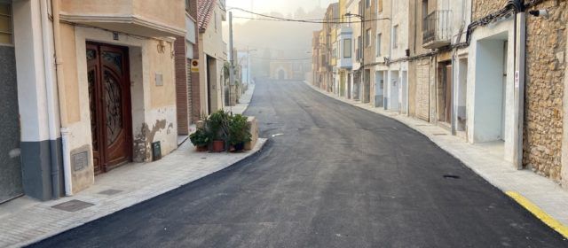 Finalitzen a La Jana les obres d’asfaltat dels carrers