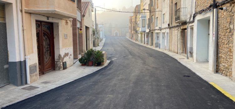 Finalitzen a La Jana les obres d’asfaltat dels carrers