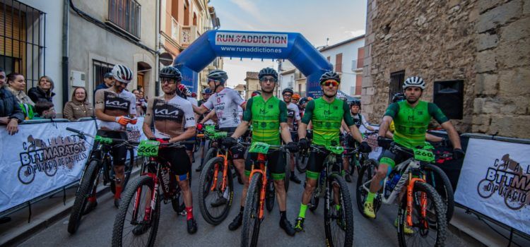 Joan Benlliure i Ainhoa Mateu vencen en la Marxa BTT Tresor del Maestrat