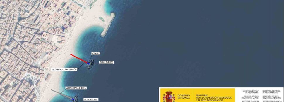 Costes inicia la remodelació i construcció dels espigons de les platges del Fortí i Fora del Forat