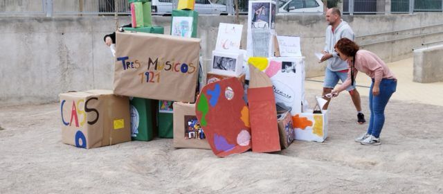 El CEIP Alberto Selma de Santa Magdalena crema la seua Falla inspirada en Picasso