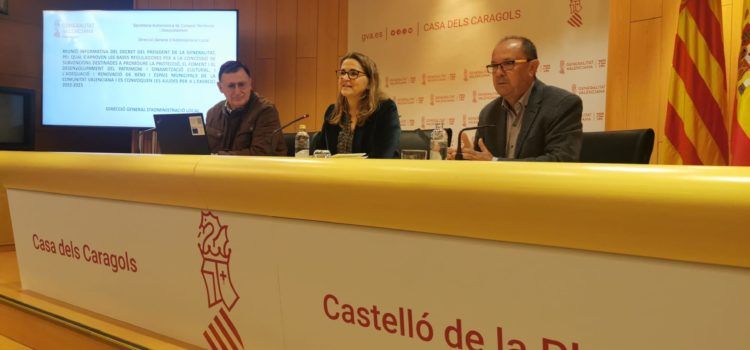 La Generalitat injectarà més de set milions d’euros de fons propis per a la rehabilitació del patrimoni històric en 57 poblacions castellonenques