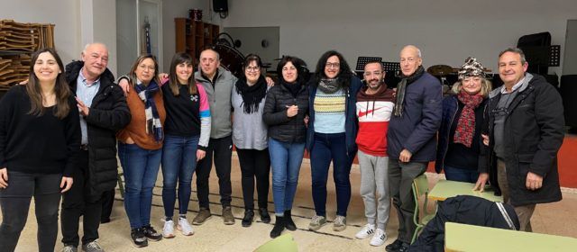 Nuria Isern trasllada a l’Associació Musical Ciutat de Benicarló la seua voluntat per fer avançar el futur auditori de la localitat