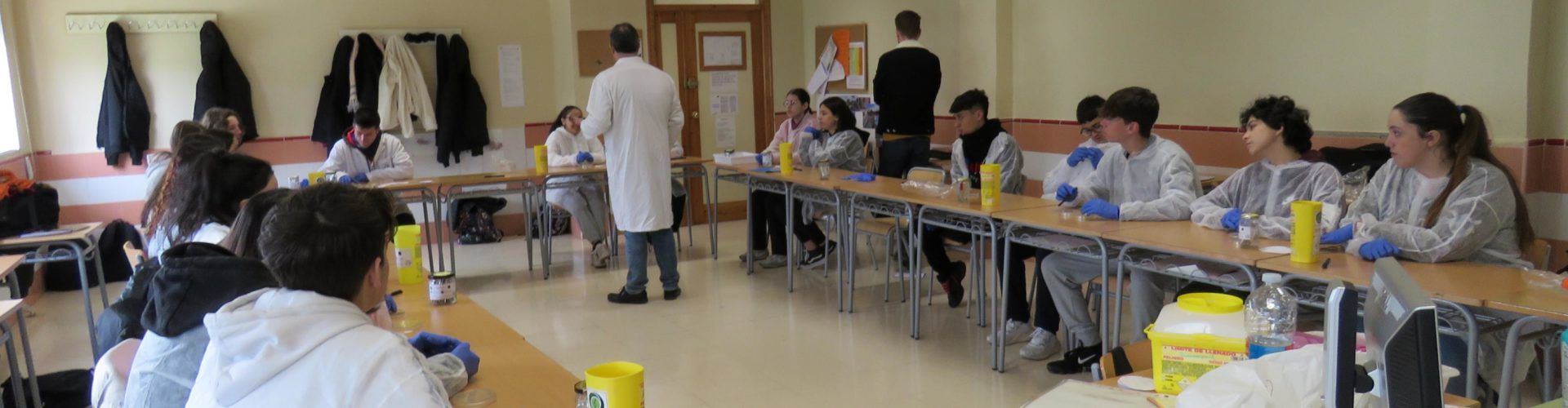 L’IES Joan Coromines participa en el projecte Micromón de la Universitat de València
