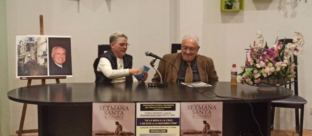 Conferencia de Salvador Quinzá sobre la Semana Santa en la Asociación del Ama de Casa de Vinaròs