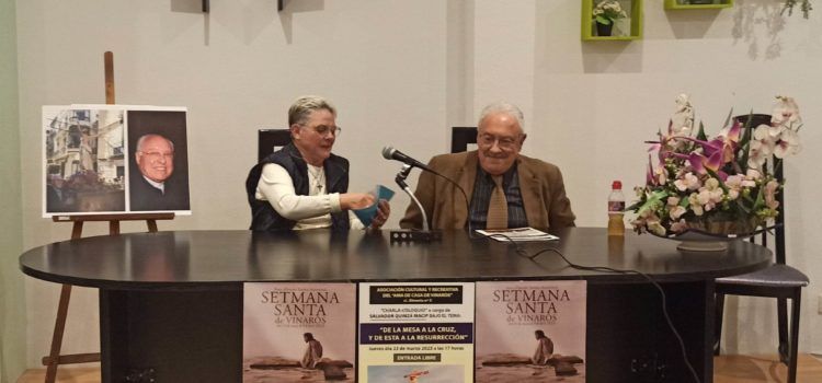 Conferencia de Salvador Quinzá sobre la Semana Santa en la Asociación del Ama de Casa de Vinaròs