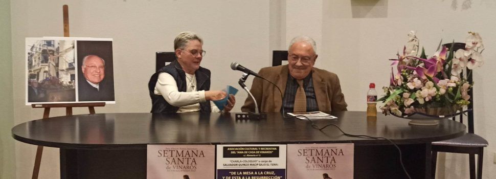 Conferencia de Salvador Quinzá sobre la Semana Santa en la Asociación del Ama de Casa de Vinaròs