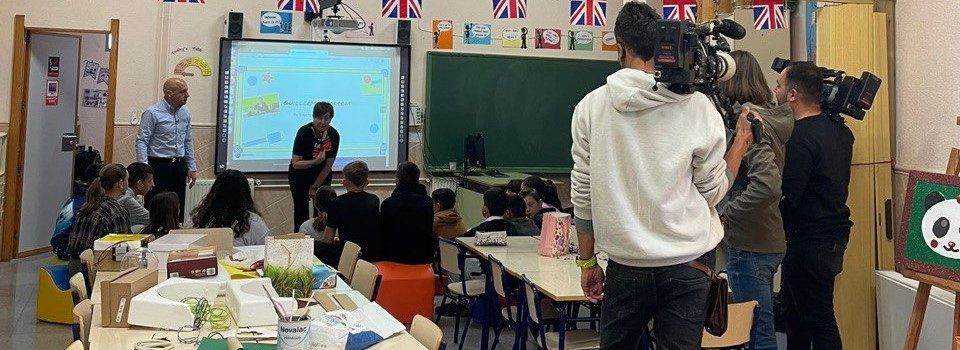 TVE grava al CRA Araboga (Canet-La Jana-Cervera) com és una escola rural
