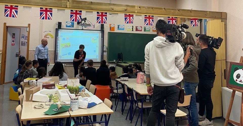 TVE grava al CRA Araboga (Canet-La Jana-Cervera) com és una escola rural