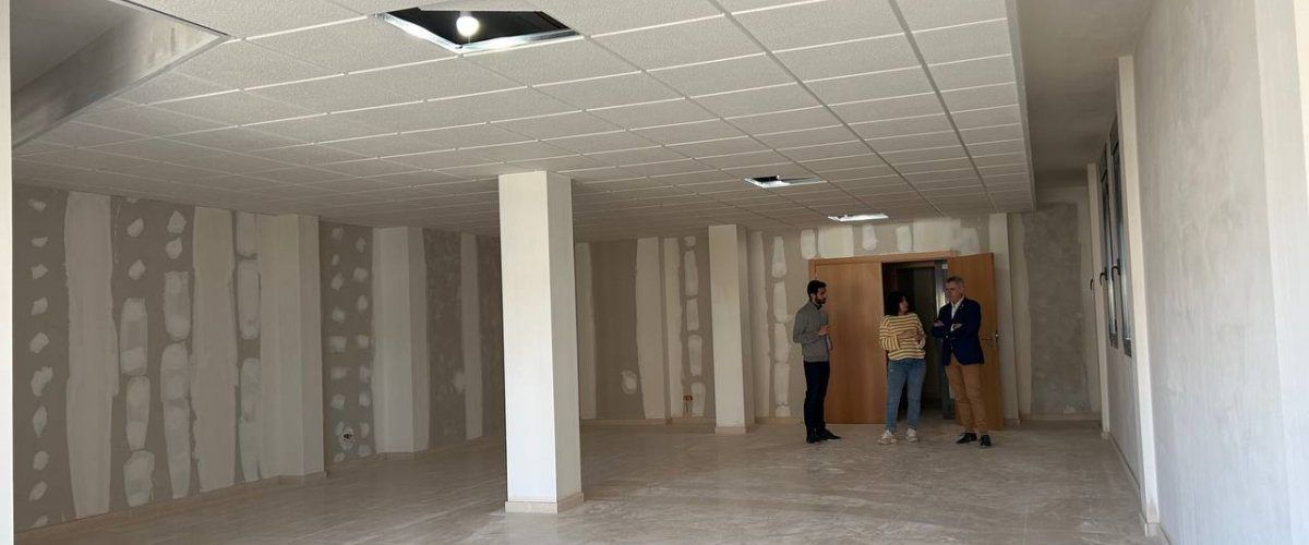 Les obres de l’ampliació de l’Hotel d’Entitats d’Amposta encaren la recta final