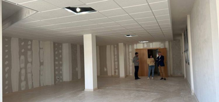 Les obres de l’ampliació de l’Hotel d’Entitats d’Amposta encaren la recta final