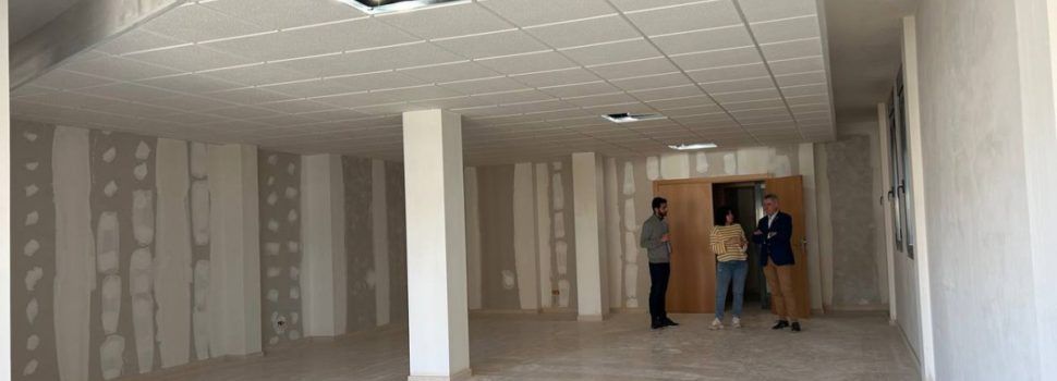 Les obres de l’ampliació de l’Hotel d’Entitats d’Amposta encaren la recta final