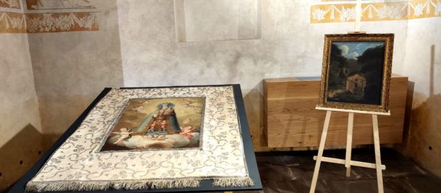 Les dos obres restaurades per la Diputació ja es poden visitar a la capella del Mucbe