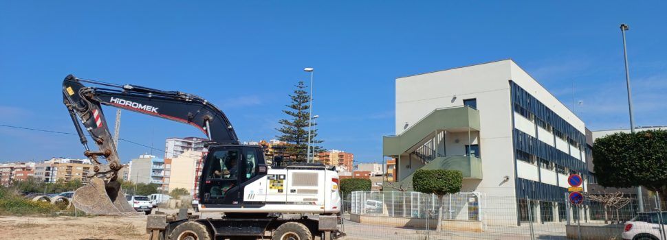 Comencen a Benicarló els treballs del pàrquing del Centre de Salut