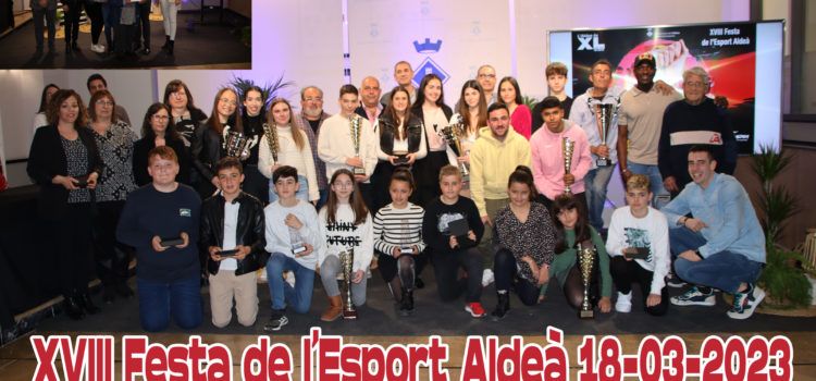 Relació de premiats de la XVIII Festa de l’Esport Aldeà