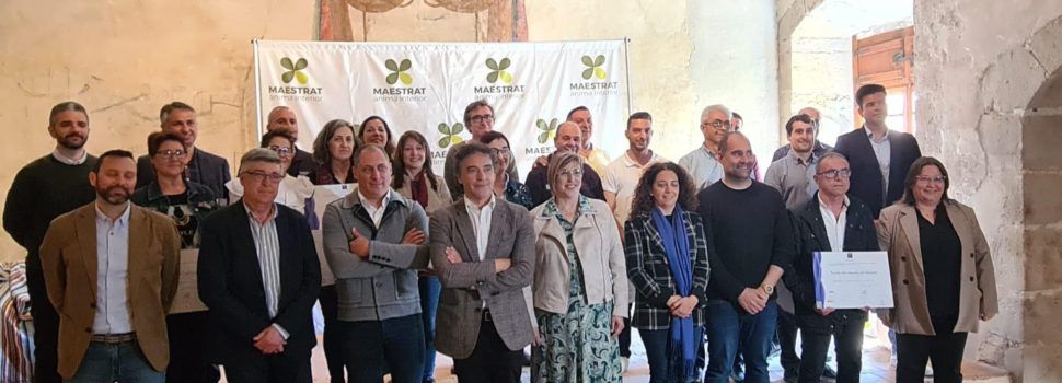 Càlig acull l’entrega dels diplomes SICTED als establiments i entitats dels municipis Maestrat, ànima interior