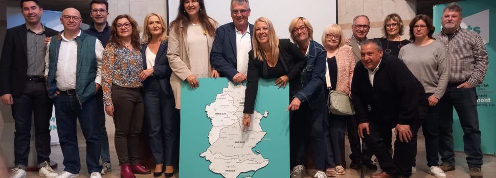 La presidenta de Junts per Catalunya, Laura Borràs, presenta a Jordi Carapuig com a candidat a l’alcaldia a  Ulldecona i Barris