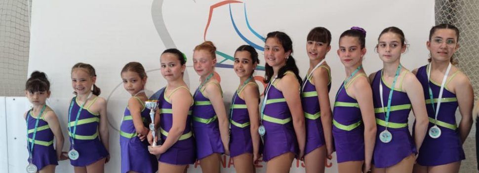 Patinadoras de Vinaròs en el primer trofeo del Club de Patinatge Somnis
