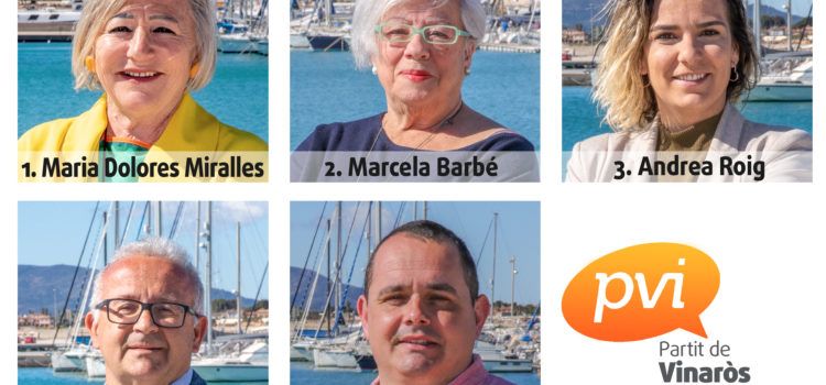 Presentació dels 5 primers integrants del Partit de Vinaròs Independent