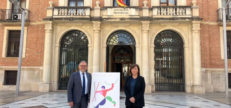 La Diputació de Castelló presenta la nova imatge del Dia de la Província amb un cartell que dona una visió femenina de l’arquer de la Valltorta