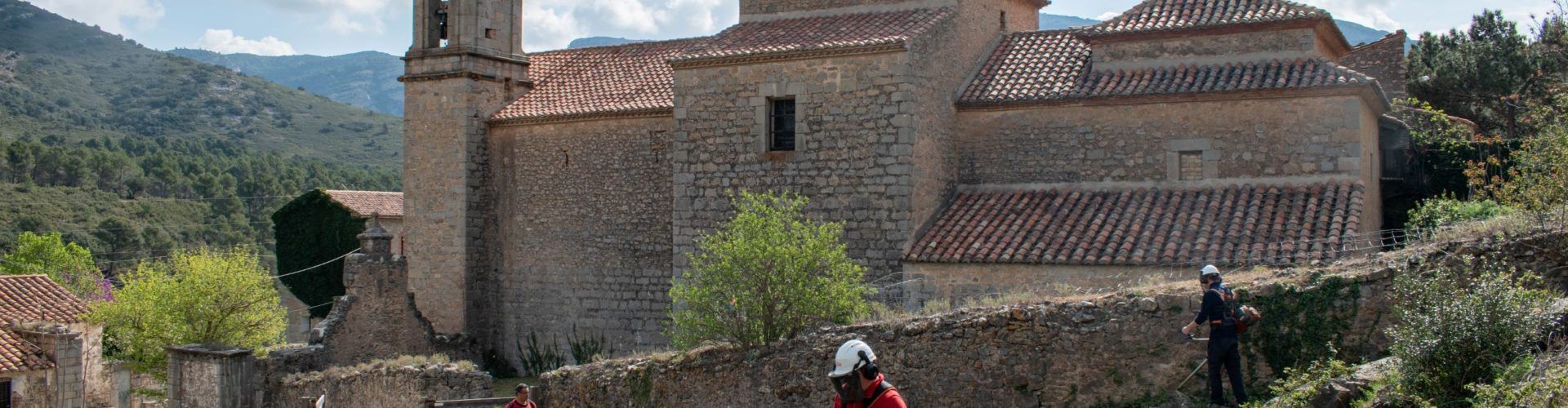 Comencen els preparatius de la Rogativa de Morella amb el condicionament del camí de Vallivana