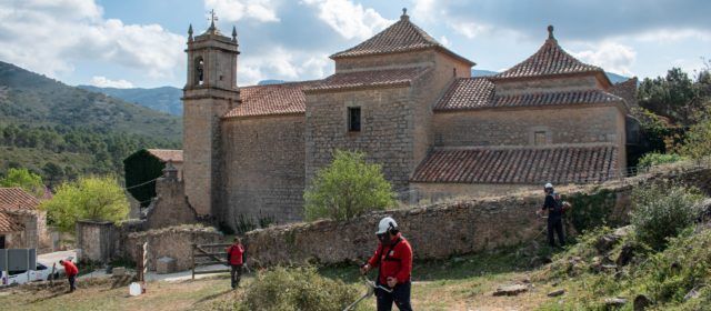 Comencen els preparatius de la Rogativa de Morella amb el condicionament del camí de Vallivana