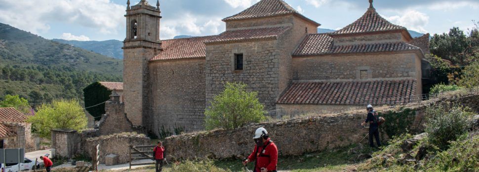 Comencen els preparatius de la Rogativa de Morella amb el condicionament del camí de Vallivana