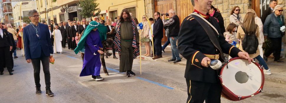 Benedicció de Rams a la parròquia Santa Magdalena amb processó de la “borriquilla”