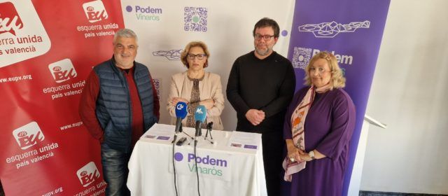 Podem Vinaròs pacta amb Esquerra Unida per al 28-M