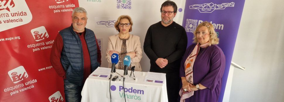 Podem Vinaròs pacta amb Esquerra Unida per al 28-M
