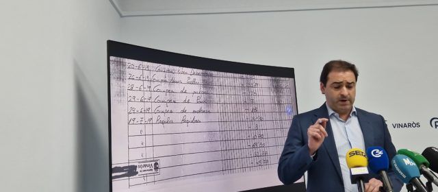 Nova roda de premsa del PP de Vinaròs sobre el “cas” de la ferralla