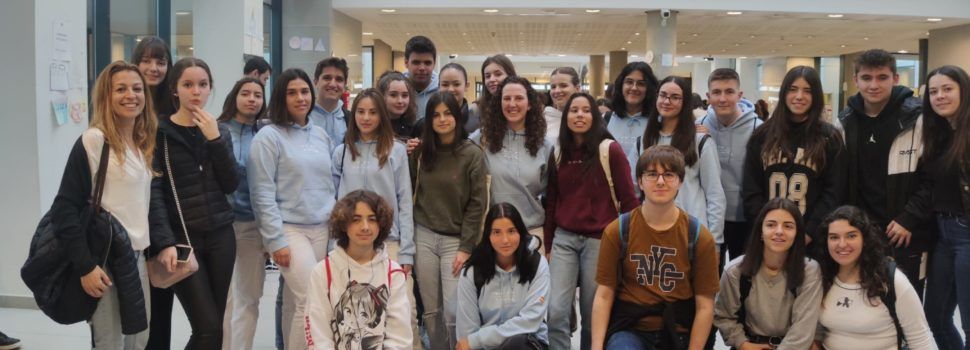 Estudiants de Batxillerat de l’IES L. Querol a les Olimpíades de Valencià a la UJI