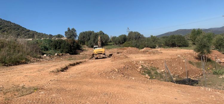 Avancen les obres de millora de l’eficiència energètica del depòsit de ‘Les Pedreres’ a Santa Magdalena