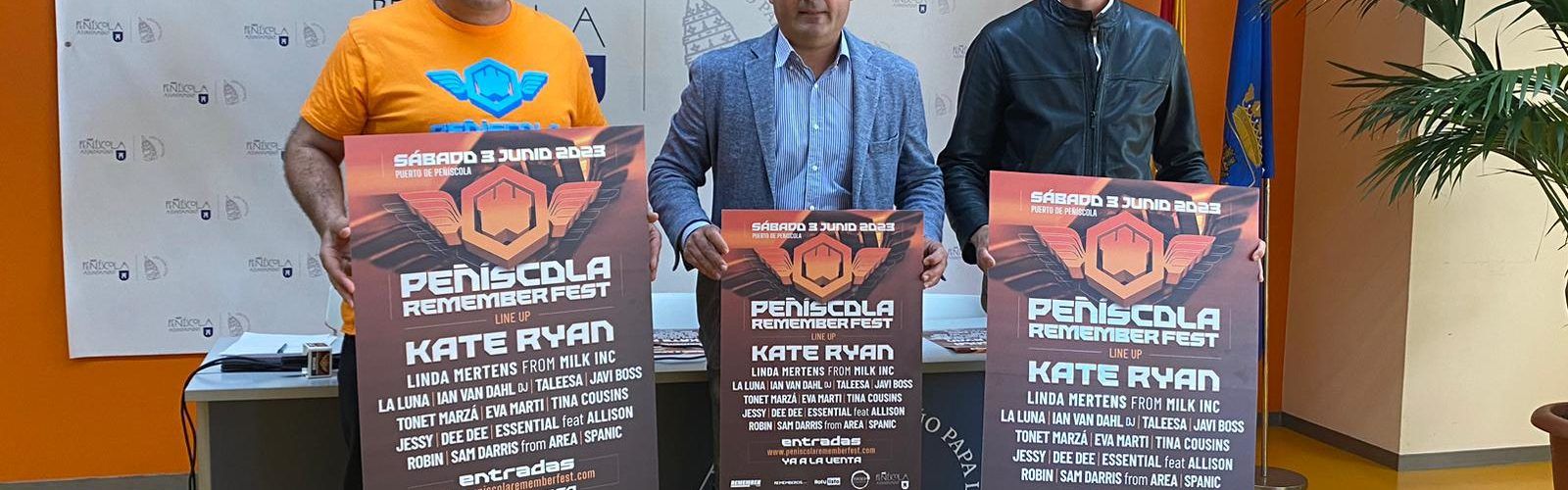 Peníscola presenta la segona edició de la Remember Fest amb un cartell de luxe