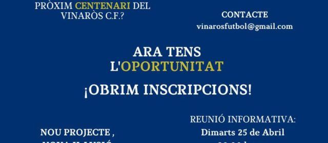 El Vinaròs C.F. prepara la nova temporada