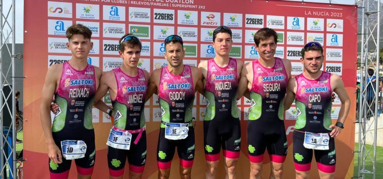 L’equip de duatló de Guillem Segura, subcampió d’Espanya