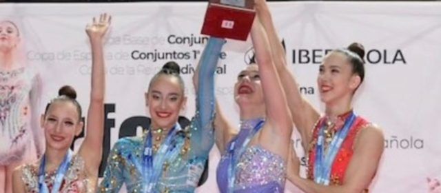 Cuatro gimnastas del Club Mabel de Benicarló representaron a la FGCV en la Copa de la Reina