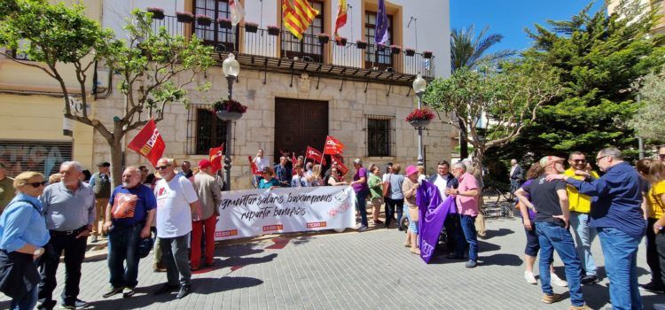 Manifestació del 1r de maig a Vinaròs