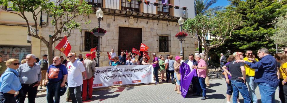Manifestació del 1r de maig a Vinaròs