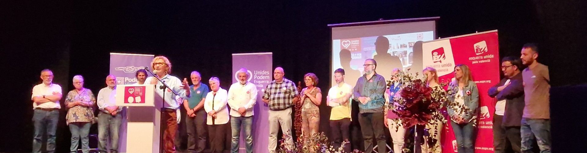 Presentació de la candidatura de Unides Podem Esquerra Unida Vinaròs