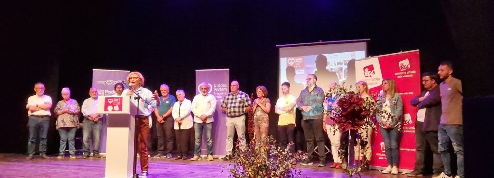 Presentació de la candidatura de Unides Podem Esquerra Unida Vinaròs