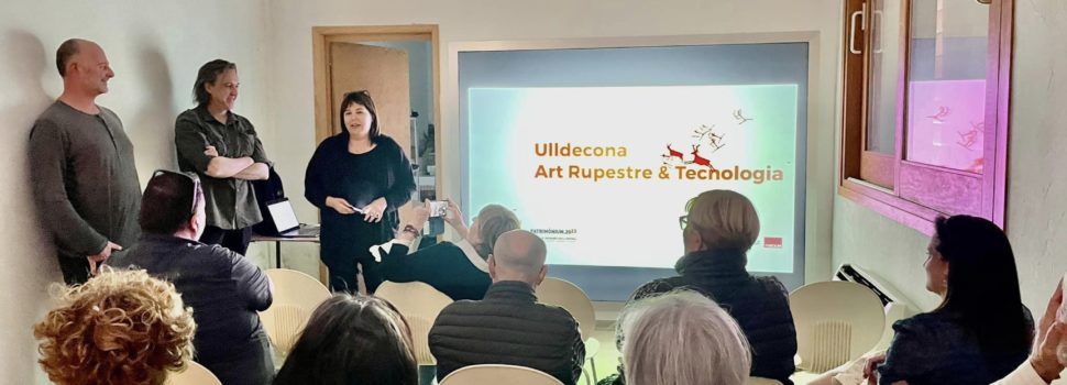Ulldecona presenta el projecte e-Art3 (Art Rupestre i Realitat Augmentada l l’Abric 4) i la nova pantalla tàctil i web