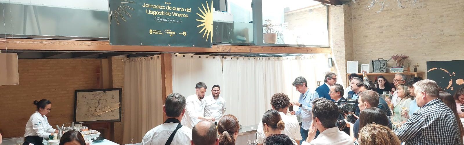Vinaròs presenta a València amb un showcooking el Concurs de Cuina del Llagostí i les Jornades de Cuina